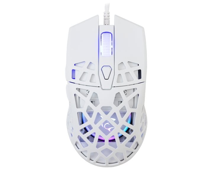 WHITE SHARK RGB GAMING MOUSE GM-5018 WHITE