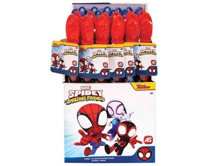 ΡΑΒΔΙ ΓΙΑ ΣΑΠΟΥΝΟΦΟΥΣΚΕΣ SPIDEY AND HIS AMAZING FRIENDS ΣΕ DISPLAY (24 ΤΕΜ)