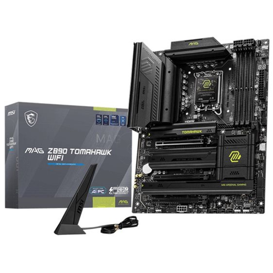 MSI MB MAG Z890 TOMAHAWK WIFI, SOCKET LGA1851, CS INTEL Z890, 4 DIMM SOCKETS DDR5, HDMI/ 2xTHUNDERBOLT V.4, PCI-E GEN 5.0, 5G LAN, WIFI7, ATX, 3YW