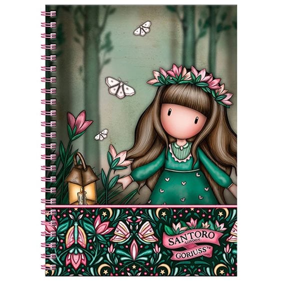 Σετ Σημειωματάριο Santoro Gorjuss Wildflower Green 1344GJ04