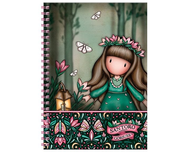 Σετ Σημειωματάριο Santoro Gorjuss Wildflower Green 1344GJ04