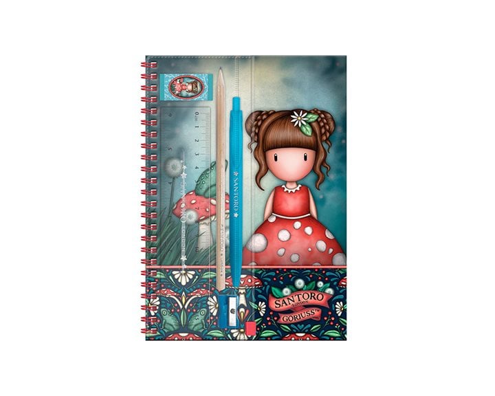 Σετ Σημειωματάριο Santoro Gorjuss Little Mushroom 1344GJ03