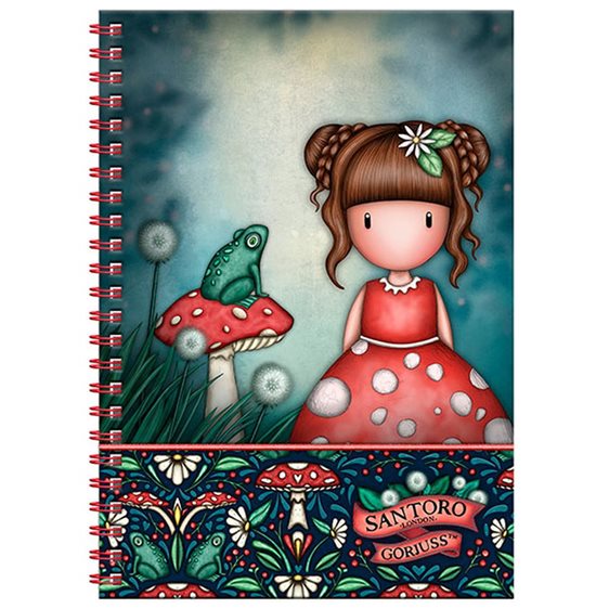 Σετ Σημειωματάριο Santoro Gorjuss Little Mushroom 1344GJ03