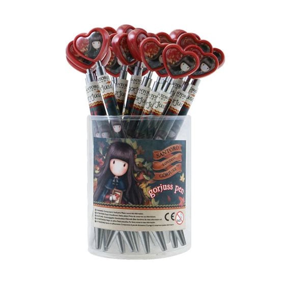 Στυλό Santoro Gorjuss Με Καρδούλα Autumn Leaves 1034GJ001