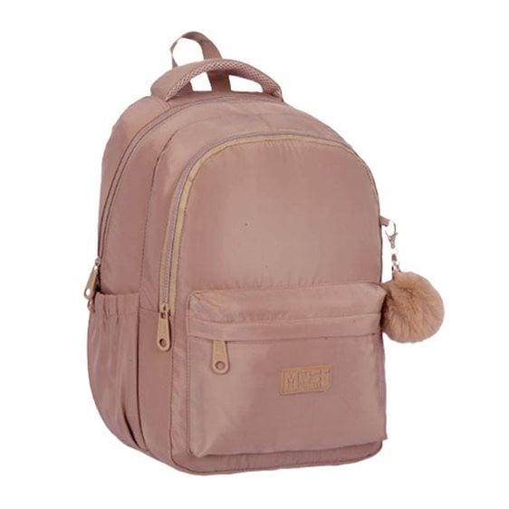 Τσάντα Πλάτης Must Fashion 30x20x44cm Μπεζ 000586541