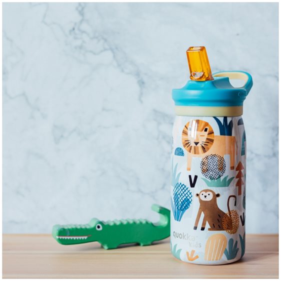 Θερμός με Στόμιο Quokka Kids 445ml Safari 40249