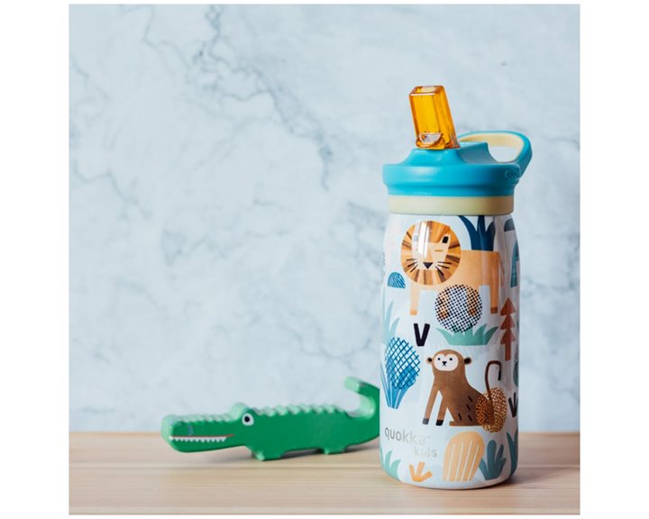 Θερμός με Στόμιο Quokka Kids 445ml Safari 40249