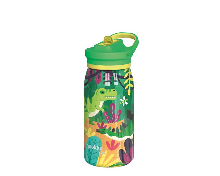 Θερμός με Στόμιο Quokka Kids 445ml Dinosaurs Jungle 40246