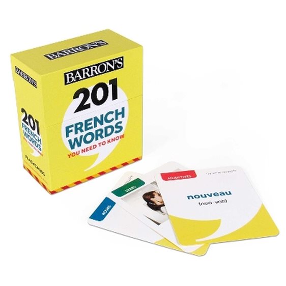 201 FRENCH WORDS YOU NEED TO KNOW FLASHCARDS