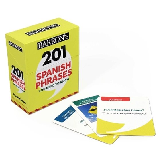 201 SPANISH PHRASES YOU NEED TO KNOW FLASHCARDS