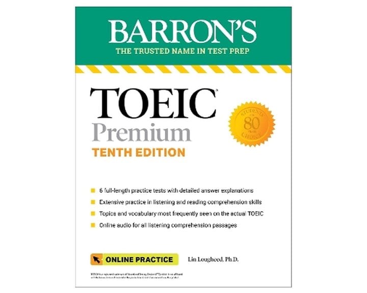 TOEIC PREMIUM: 6 PRACTICE TESTS + ONLINE AUDIO, TENTH EDITION