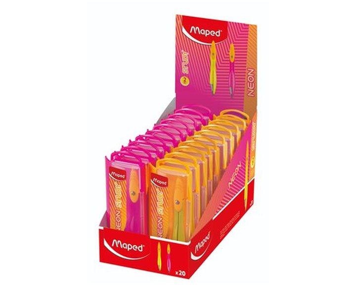 Διαβήτης Maped Study Neon με Μύτη Κουτάκι 199500