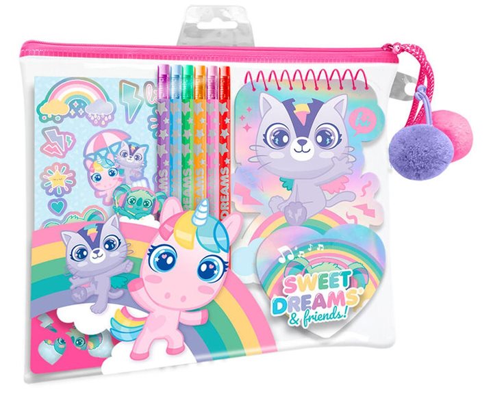 Kids Stationery Set IN pvc Bag Sweet Dreams KL11673