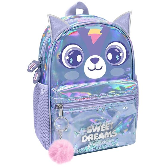 Kids Backpack PVC Silver Sweet Dreams KL11668