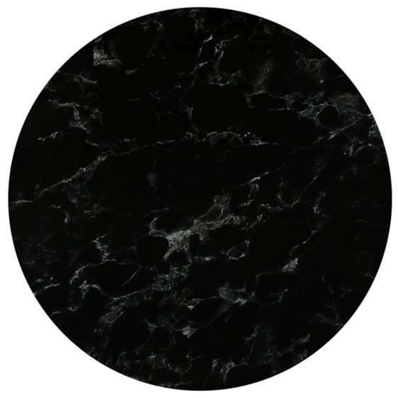 HPL (High Pressure Laminated) Επιφάνεια Τραπεζιού Απόχρωση Black Marble, UV Ε101,45