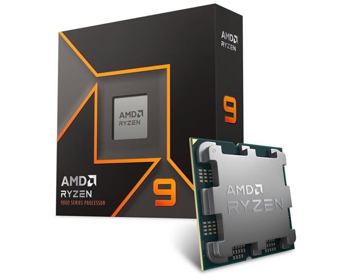 AMD CPU RYZEN 9 9900X, 12C/24T, 4.4-5.6GHz, CACHE 12MB L2 + 65MB L3, SOCKET AM5, GPU, BOX, 3YW