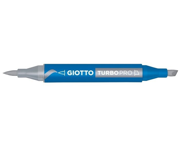Μαρκαδόροι Giotto Διπλής Μύτης Turbopro 35 Coast Grey