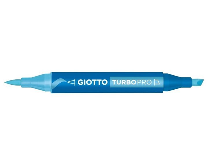 Μαρκαδόροι Giotto Διπλής Μύτης Turbopro 21 Aquamrine