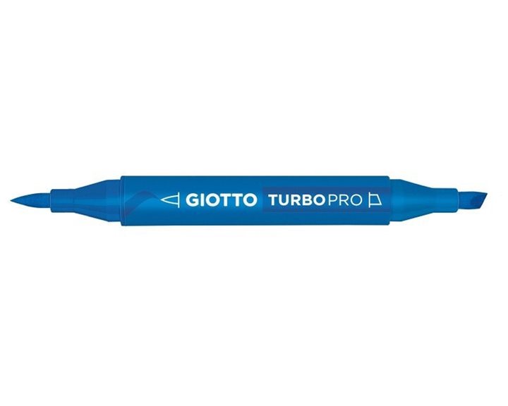 Μαρκαδόροι Giotto Διπλής Μύτης Turbopro 25 Ultramarine Blue