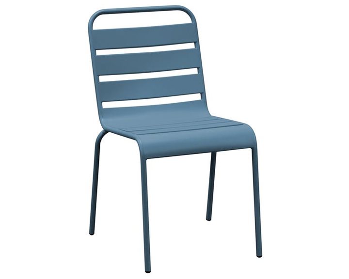 BRIO Καρέκλα-Pro Στοιβαζόμενη Μέταλλο Βαφή Sandy Blue 5415C Ε543,2