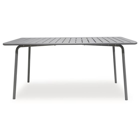 Brio Slat Τραπέζι-Pro Κήπου - Βεράντας, Μέταλλο Βαφή Cool Grey 4C Ε546,1