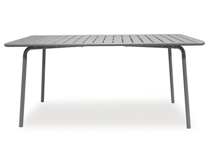 Brio Slat Τραπέζι-Pro Κήπου - Βεράντας, Μέταλλο Βαφή Cool Grey 4C Ε546,1