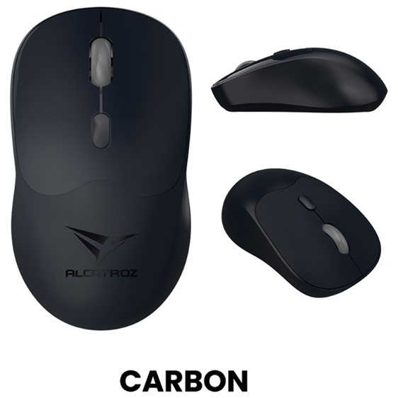 ALCATROZ SILENT BT5.4 WIRELESS MOUSE AIRMOUSE DUO 6R CARBON