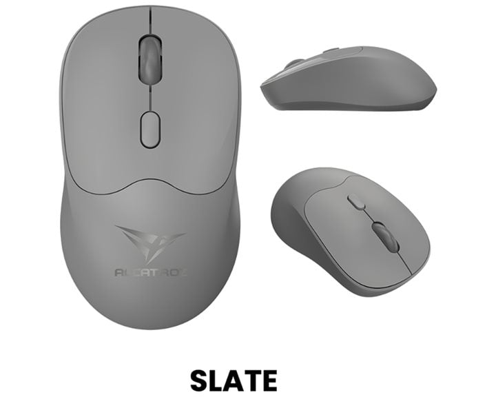 ALCATROZ SILENT BT5.4 WIRELESS MOUSE AIRMOUSE DUO 6R SLATE