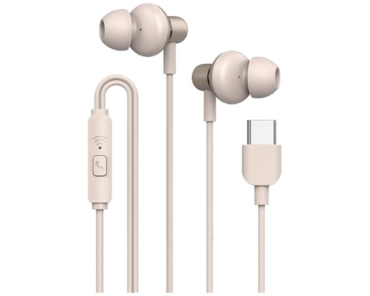 SONICGEAR TYPE-C EARBUDS HYPERBASS BUDS 1 CHAMPAGNE