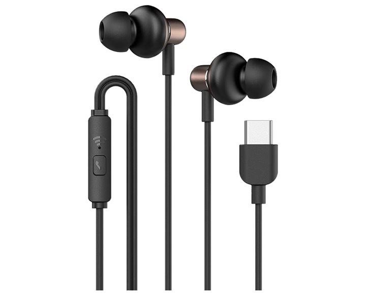 SONICGEAR TYPE-C EARBUDS HYPERBASS BUDS 1 GUN METAL