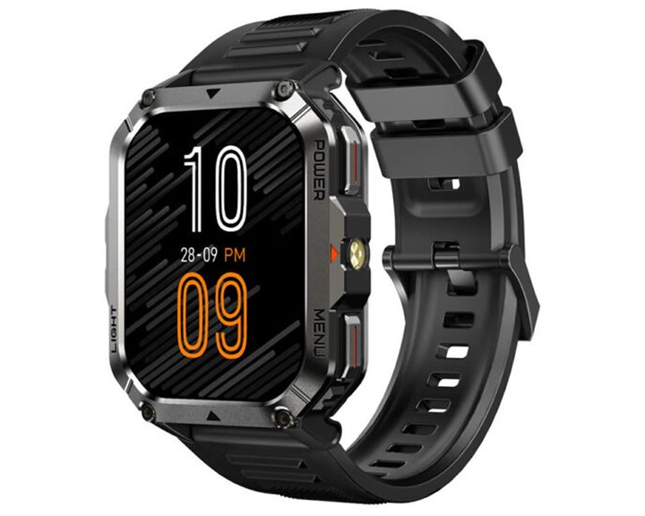 BLACKVIEW MULTI-FUNCTION SMARTWATCH WITH FLASHLIGHT COMPASS BT CALL & HEALTH MANAGEMENT BLACK