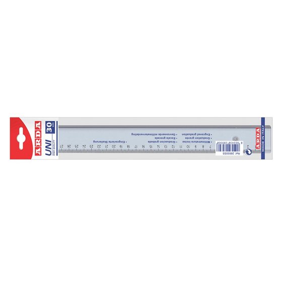 Χάρακας Πλαστικός ARDA 30cm