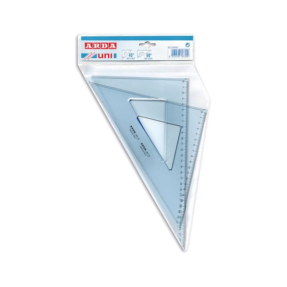 Σετ Τρίγωνα Ζέυγη 30cm Arda