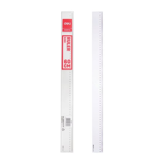Deli Χάρακας Πλαστικός Essential 60cm