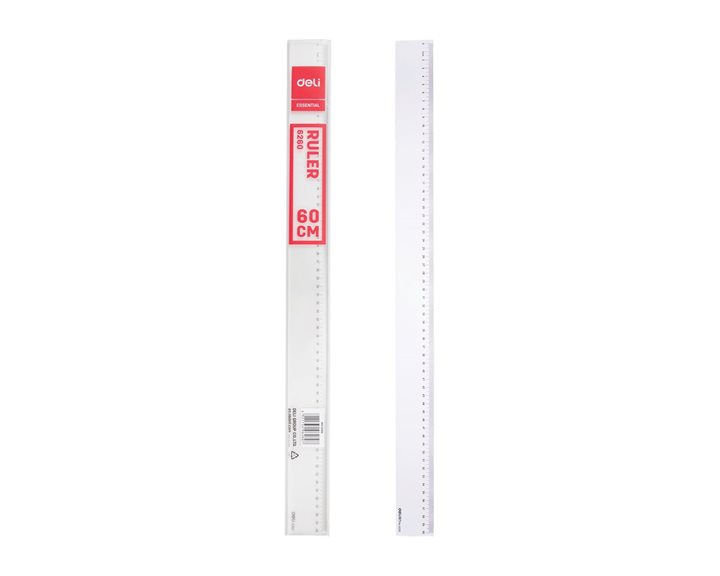 Deli Χάρακας Πλαστικός Essential 60cm