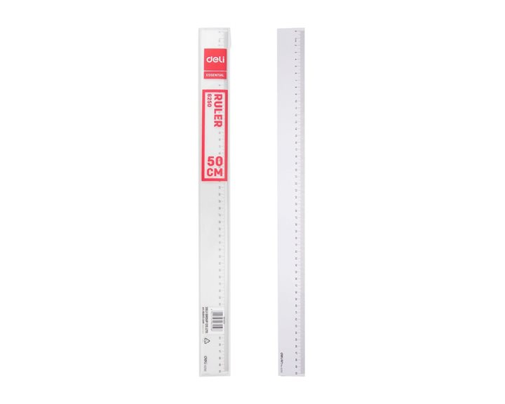 Deli Χάρακας Πλαστικός Essential 50cm