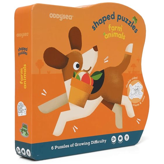 Oddy at Sea Παζλ Farm Animals 18pcs