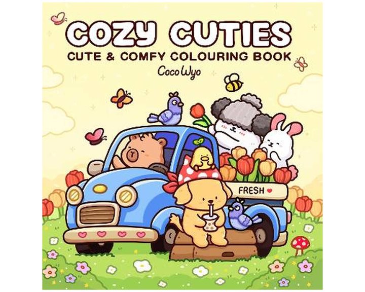 COZY CUTIES: CUTE AND COMFY COLOURING BOOK