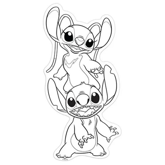 Παζλ Luna Χρωματισμού 52τμχ 40χ83cm Lilo & Stitch 000564692