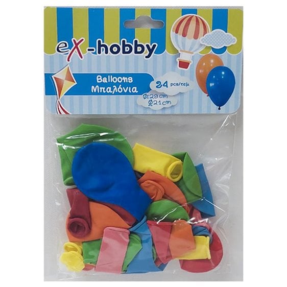 Μπαλόνια Assorted 29εκ 50 τμχ 401490