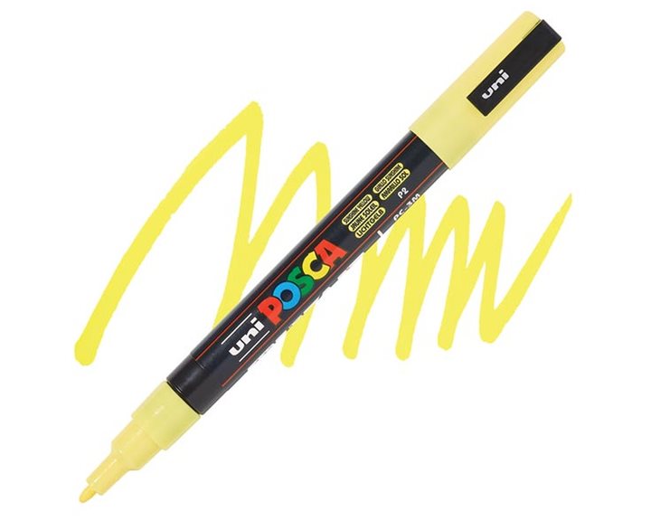 Μαρκαδόρος Uni Posca PC-3M SUNSHINE YELLOW