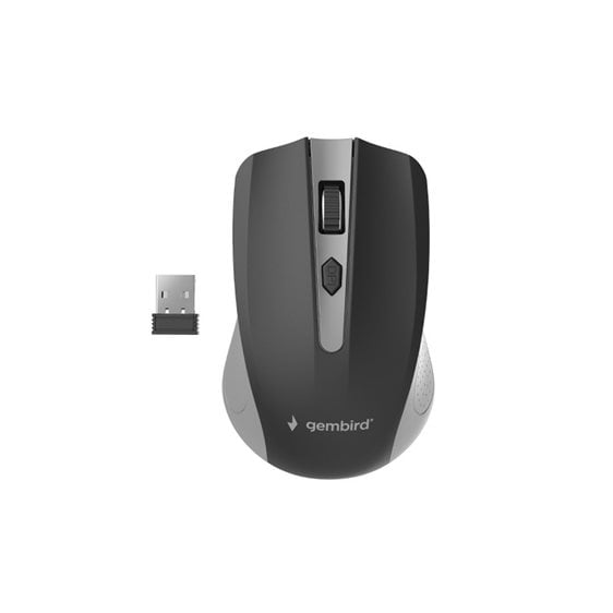 GEMBIRD WIRELESS OPTICAL MOUSE SPACEGREY BLACK