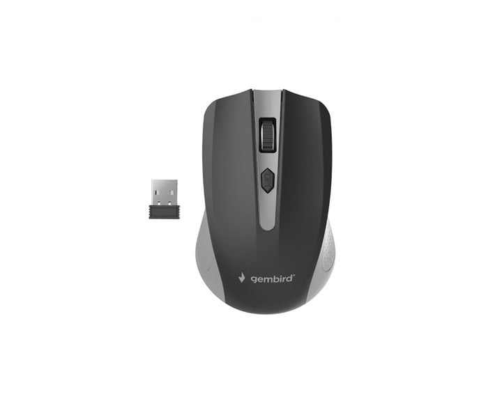 GEMBIRD WIRELESS OPTICAL MOUSE SPACEGREY BLACK