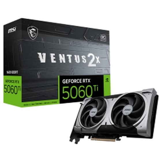 MSI VGA PCI-E NVIDIA GF RTX 5060 Ti 16G VENTUS 2X OC PLUS, 16GB/128BIT, GDDR7, HDMI/3xDP, DUAL FAN, 2 SLOT FANSINK, 3YW.