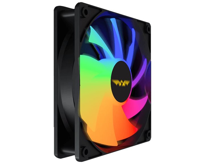 ARMAGGEDDON FAN CASE ARGB S1 BLACK