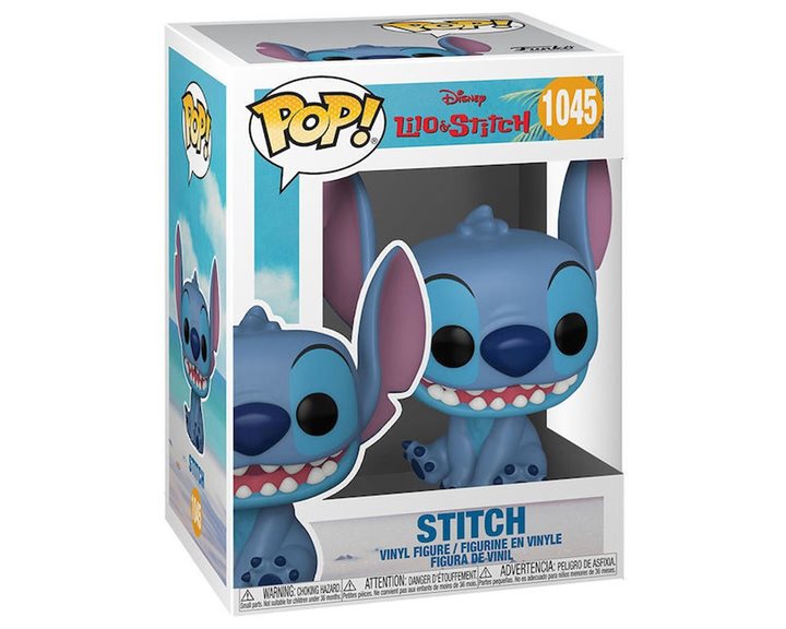 FUNKO POP! DISNEY:LILO & STITCH- STITCH SMILING SEATED  #1045 VINYL FIGURE