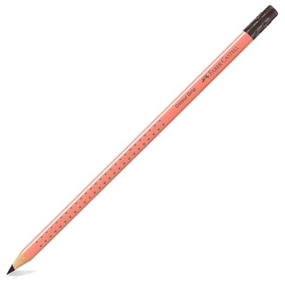 Μολύβι Faber-Castel Grip Κοραλί Με Γόμα OF100-180-445
