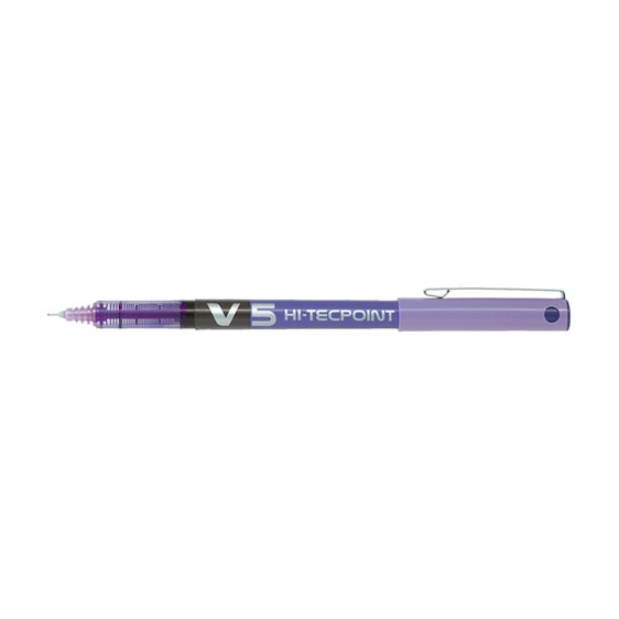 Pilot Μαρκαδόρος V5 Hi-Tecpoint 0.5mm Μωβ