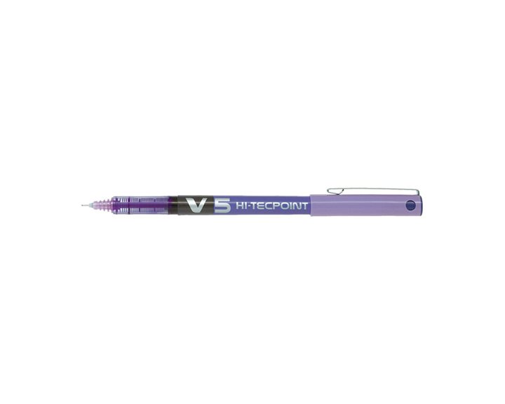 Pilot Μαρκαδόρος V5 Hi-Tecpoint 0.5mm Μωβ