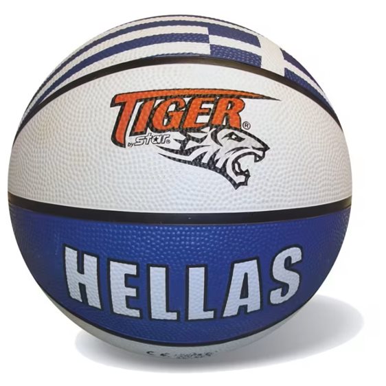 Μπάλα Μπάσκετ Rubber Hellas S.7